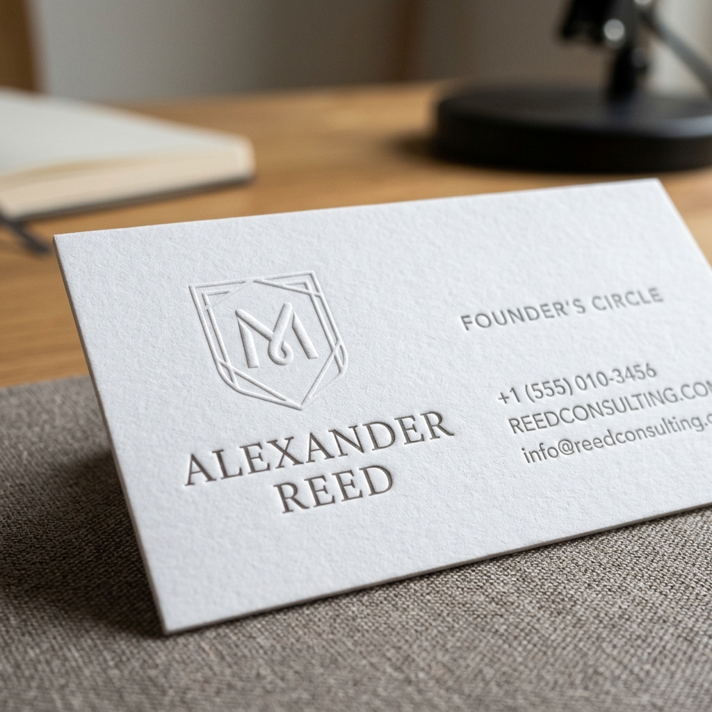 Embossed / Debossed Business Card