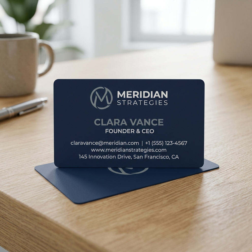 Premium Velvet / Soft Touch Business Card