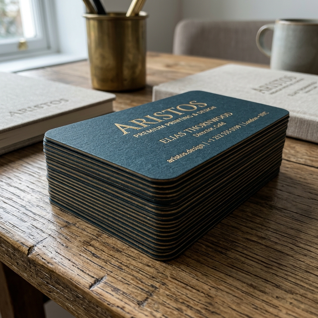 Custom Die-Cut Business Card