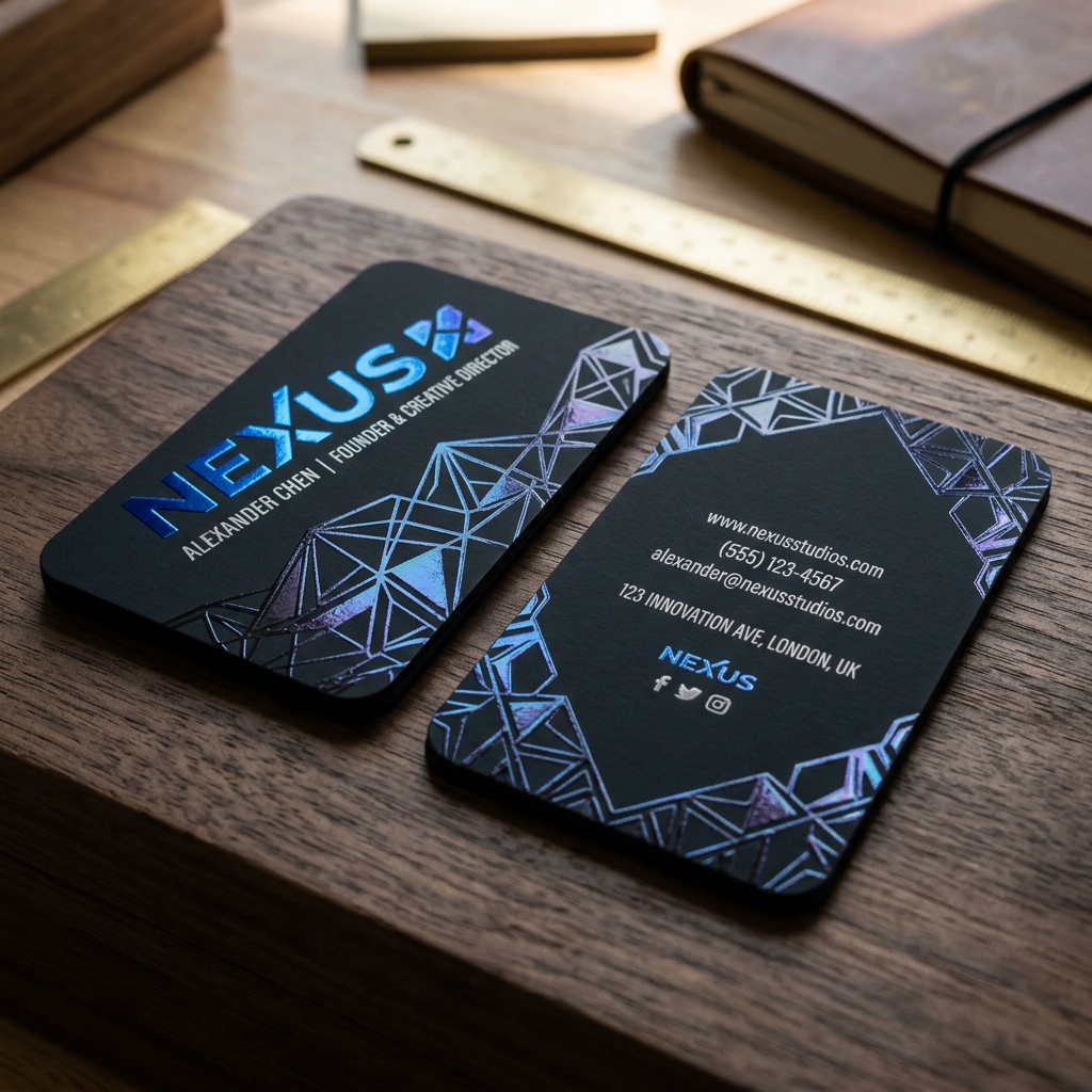 Spot UV Business Card